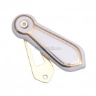 6030 Gold Lined Covered Escutcheon